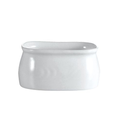CAC China RSV-HSP Super White Porcelain Rectangular Roosevelt Sugar Packet Holder (4 Dozen Per Case)
