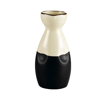 CAC China 666-WP-W 6 Oz. Creamy White Ceramic Round Japanese Style Sake Pot (3 Dozen Per Case)