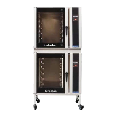 Moffat E35T6-26 Doublestack Turbofan Electric Convection Oven (2 each E35T6-26 + 1 each DSKE35-26)