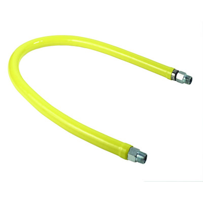 T&amp;S Brass HG-2E-60 Safe-T-Link Gas Connector Hose 1" Connection 60"