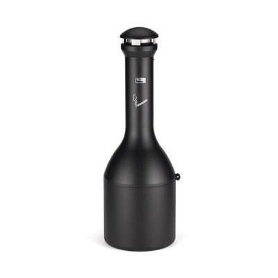 Rubbermaid FG9W3300BLA Traditional Smoking Receptacle
