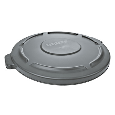 Rubbermaid FG263100GRAY Plastic Gray BRUTE Container Lid (6 Each Per Case)