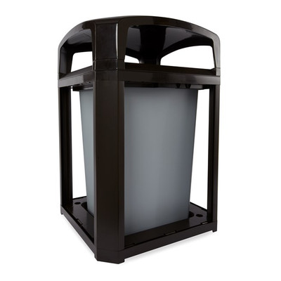 Rubbermaid FG397500BLA 50 Gallon Black Classic Container