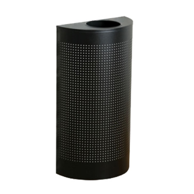 Rubbermaid FGSH12EPLTBK 12 Gallon Silhouette Indoor Receptacle