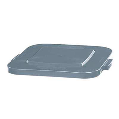 Rubbermaid FG352700GRAY Gray Plastic Square Flat BRUTE Container Lid