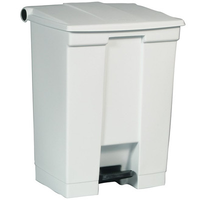 Rubbermaid FG614500WHT 18 Gallon White Step-On Container