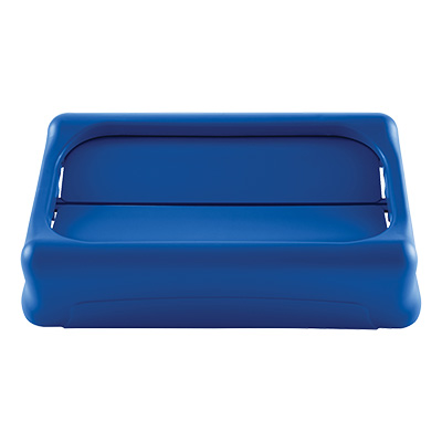 Rubbermaid FG267360BLUE Plastic Blue Swing Lid (4 Each Per Case)