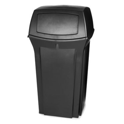Rubbermaid FG843088BLA 35 Gal. Black Plastic Ranger Classic Container