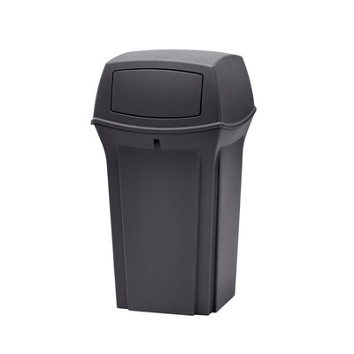 Rubbermaid FG843088BLA 35 Gal. Black Plastic Ranger Classic Container