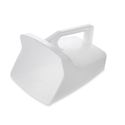 Rubbermaid FG288500WHT 64 Oz. White Polyethylene Utility Scoop (6 Each Per Case)