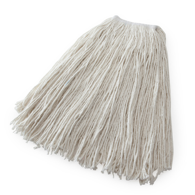 Rubbermaid FGV41800WH00 24 Oz. White Rayon Yarn Economy Mop Head