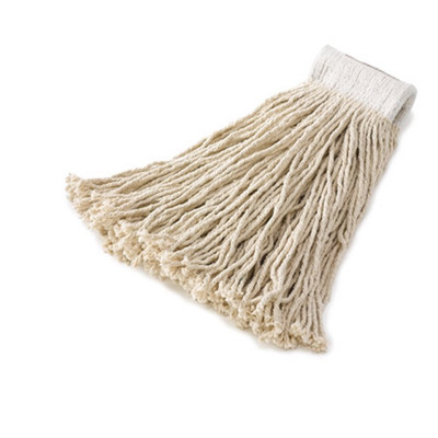 Rubbermaid FGV41800WH00 24 Oz. White Rayon Yarn Economy Mop Head