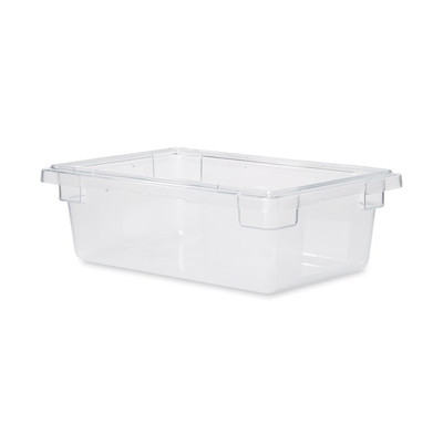 Rubbermaid FG330900CLR 3.5 Gal. Clear Polycarbonate Food and Tote Box