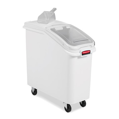 Rubbermaid FG360088WHT 2.75 Cu. Ft. Seamless Mobile ProSave Ingredient Bin