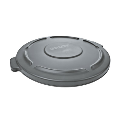 Rubbermaid FG260900GRAY Gray BRUTE Container Lid (6 Each Per Case)