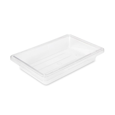 Rubbermaid FG330700CLR 2 Gal. Clear Polycarbonate Food and Tote Box