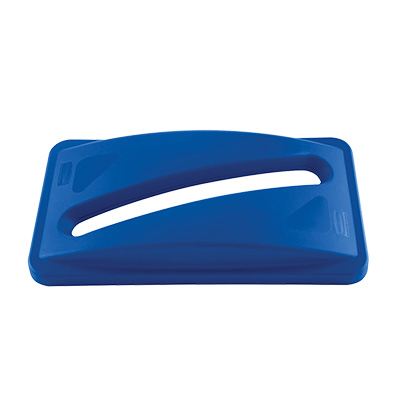 Rubbermaid FG270388BLUE Blue Slim Jim Paper Recycling Top (4 Each Per Case)