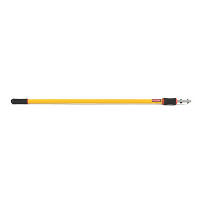 Rubbermaid FGQ76500YL00 Aluminum Yellow Hygen Quick Connect Extension Pole (6 Each Per Case)