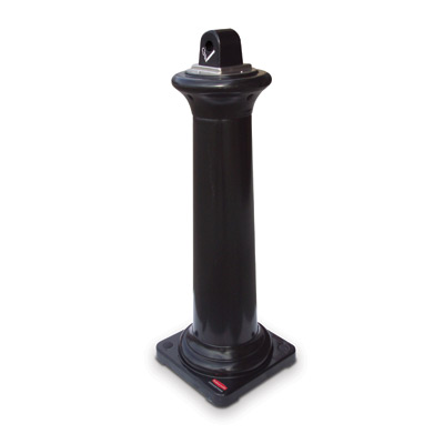 Rubbermaid FG9W3000BLA Smoking Management Tuscan Receptacle