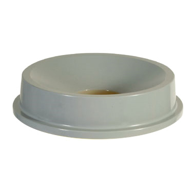 Rubbermaid FG354300GRAY Gray Funnel Top (4 Each Per Case)