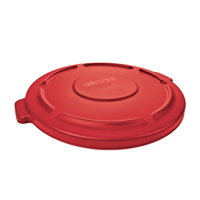 Rubbermaid FG261960RED Red BRUTE Container Lid (6 Each Per Case)
