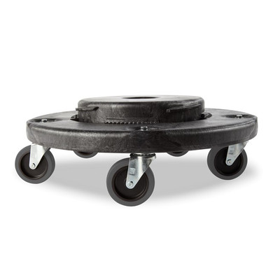 Rubbermaid FG264043BLA Black BRUTE Quiet Dolly (2 Each Per Case)