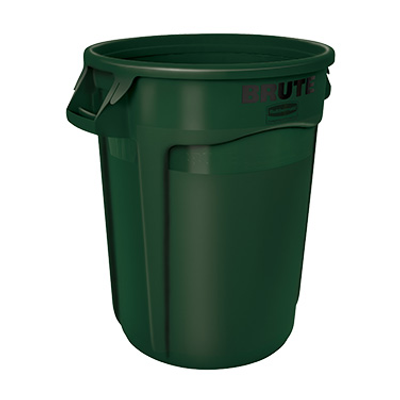 Rubbermaid FG263200DGRN 32 Gallon Dark Green ProSave BRUTE Container (6 Each Per Case)