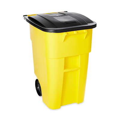 Rubbermaid FG9W2700YEL BRUTE Roll-Out Container