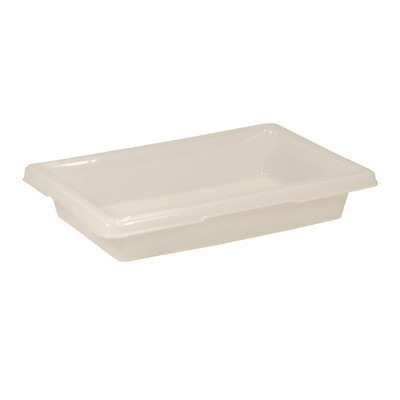 Rubbermaid FG350700WHT 2 Gal. White Polyethylene Food and Tote Box