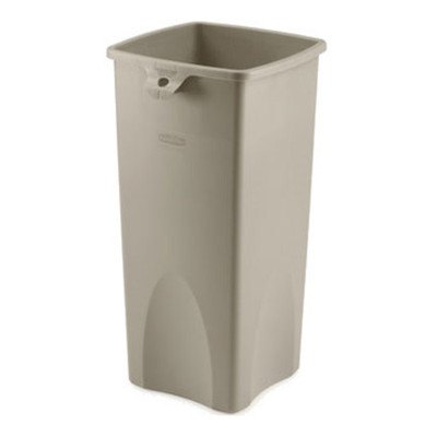 Rubbermaid FG356988BEIG 23 Gallon Square Beige Container (4 Each Per Case)