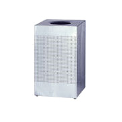 Rubbermaid FGSC18SSPL 20 Gallon Stainless Steel Silhouette Indoor Receptacle