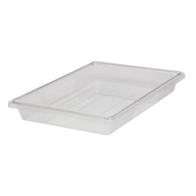 Rubbermaid FG330600CLR 5 Gal. Clear Food/Tote Box (6 Each Per Case)