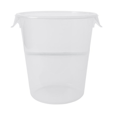 Rubbermaid FG572424CLR 8 Qt. Clear Round Polypropylene Storage Container