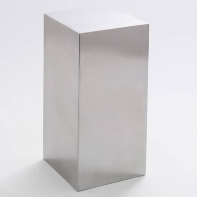 American Metalcraft SSR8 4" Square x 8" H Square Stainless Steel Riser
