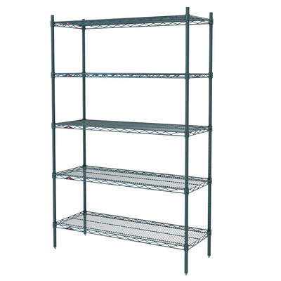 Metro 5A557K3 Super Adjustable Super Erecta Starter Shelving Unit 48"W Metroseal 3 Epoxy-Coated Corrosion-Resistant Finish