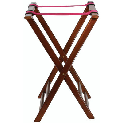 Winco TR-33W 32"H Rubberwood Tray Stand