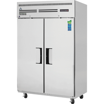 Everest Refrigeration ESF2 49.63" W Two-Section Solid Door Reach-In Freezer - 115 Volts