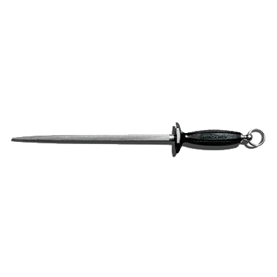 Dexter 7373 12" x 1/2" Butcher Steel with Black Handle