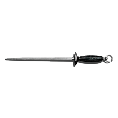 Dexter 7373 12" x 1/2" Butcher Steel with Black Handle