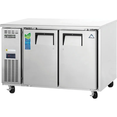 Everest Refrigeration ETF2 47.5"W Two-Section Solid Door Undercounter/ Worktop Freezer