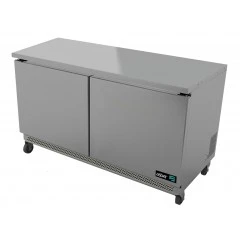 Asber AUTR-48 48" W Two-Section Undercounter Refrigerator