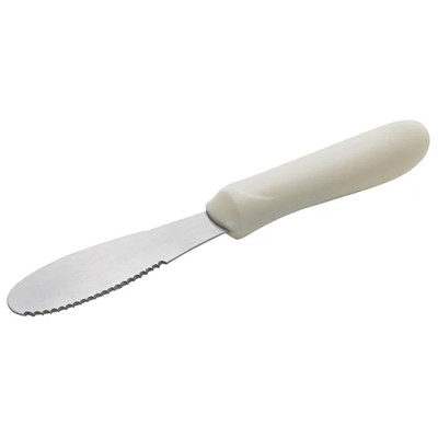 Winco TWP-31 3-5/8" White Polypropelyne Handle Sandwich Spreader