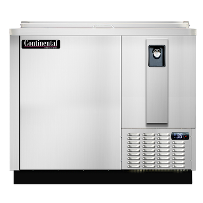 Continental Refrigerator BC37NSS 37"W Flat Top Bottle Cooler