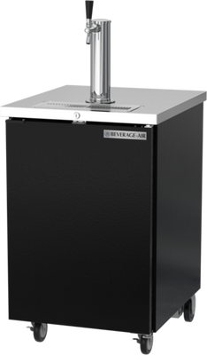 Beverage Air DD24HC-1-B Draft Beer Cooler - Black (1) Keg Capacity