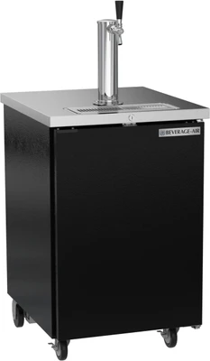Beverage Air DD24HC-1-B Draft Beer Cooler - Black (1) Keg Capacity