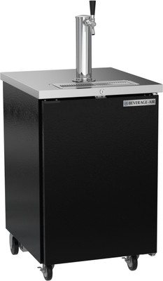 Beverage Air DD24HC-1-B Draft Beer Cooler - Black (1) Keg Capacity