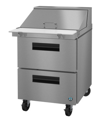 Hoshizaki SR27B-12MD2 27" W One-Section Two Drawer Steelheart Series Mega Top Refrigerator