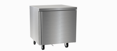 Delfield 4532NP 32" W Stainless Steel One-Section Solid Door Coolscapes Undercounter/Worktable Freezer