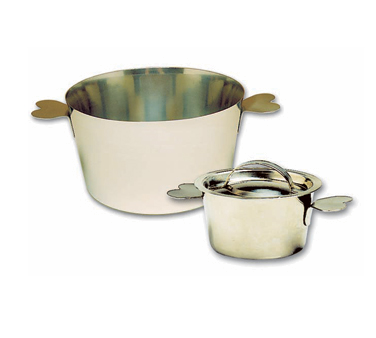 Matfer Bourgeat 341421 Charlotte Mold 2-3/4" Dia. x 1-3/4"H With Lid Stainless Steel