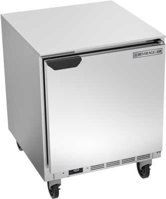 Beverage Air UCF27AHC 27"W One-Section Solid Door Undercounter Freezer